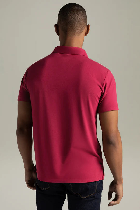 Mojave Classic Fit Featherweight Jersey Polo with Hyper Cool Jade