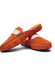 Slide Loafers in Orange