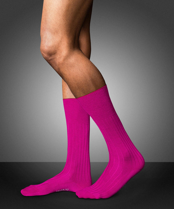 No. 2 Cashmere Gentlemen Socks - Arctic Pink