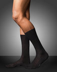 No. 2 Cashmere Gentlemen Socks - Black