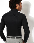 Jersey Piqué Shirt - Black