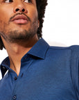 Jersey Piqué Shirt - Indigo