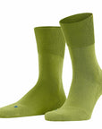 Run Plush Sole Socks - Bamboo Green