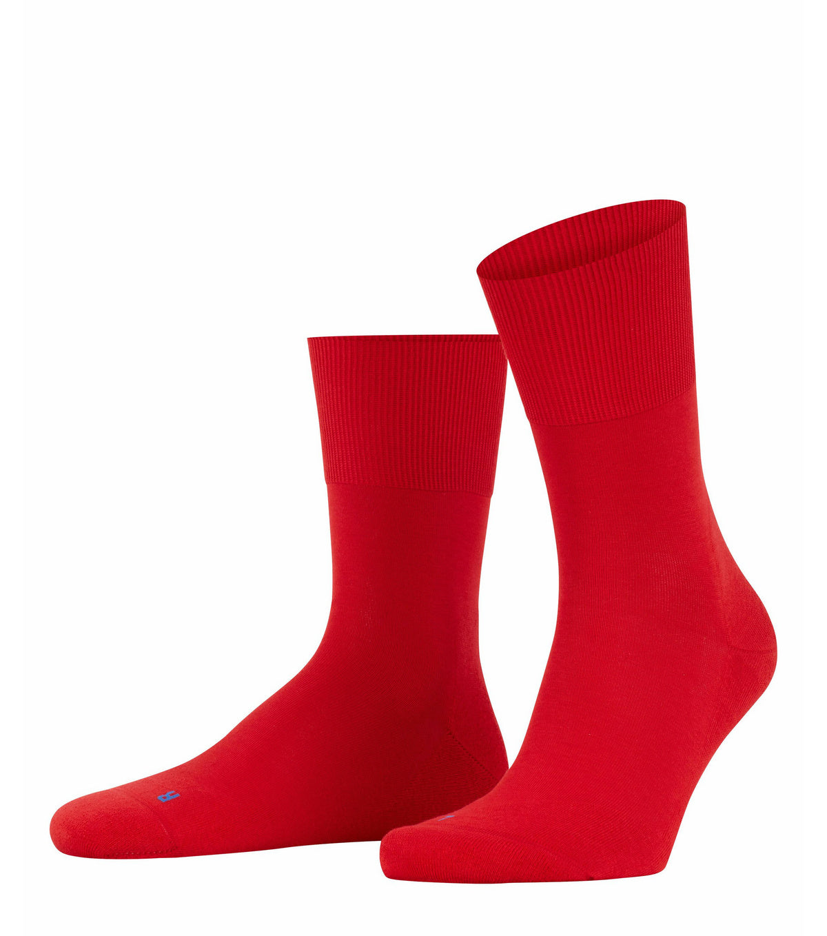 Run Plush Sole Socks -  Fire Red