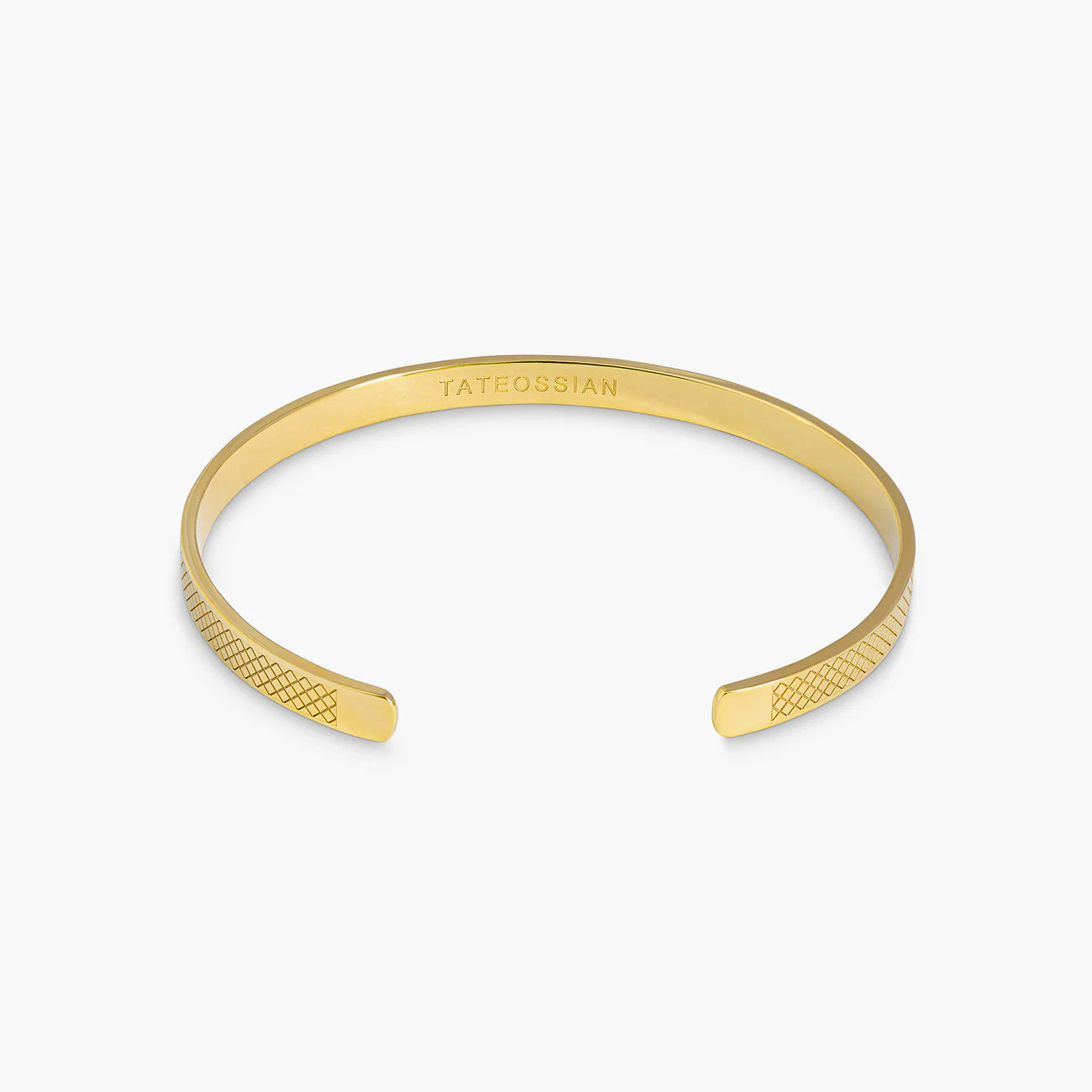 Yellow gold plated sterling silver Hallmark bangle