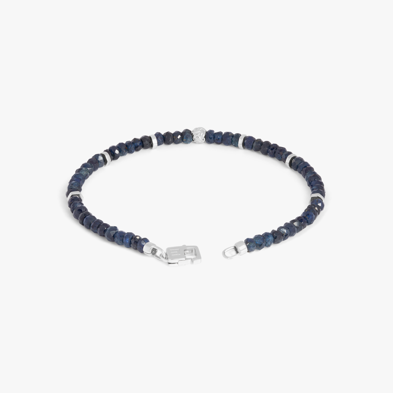 Nodo Sapphire and Sterling Silver Bracelet