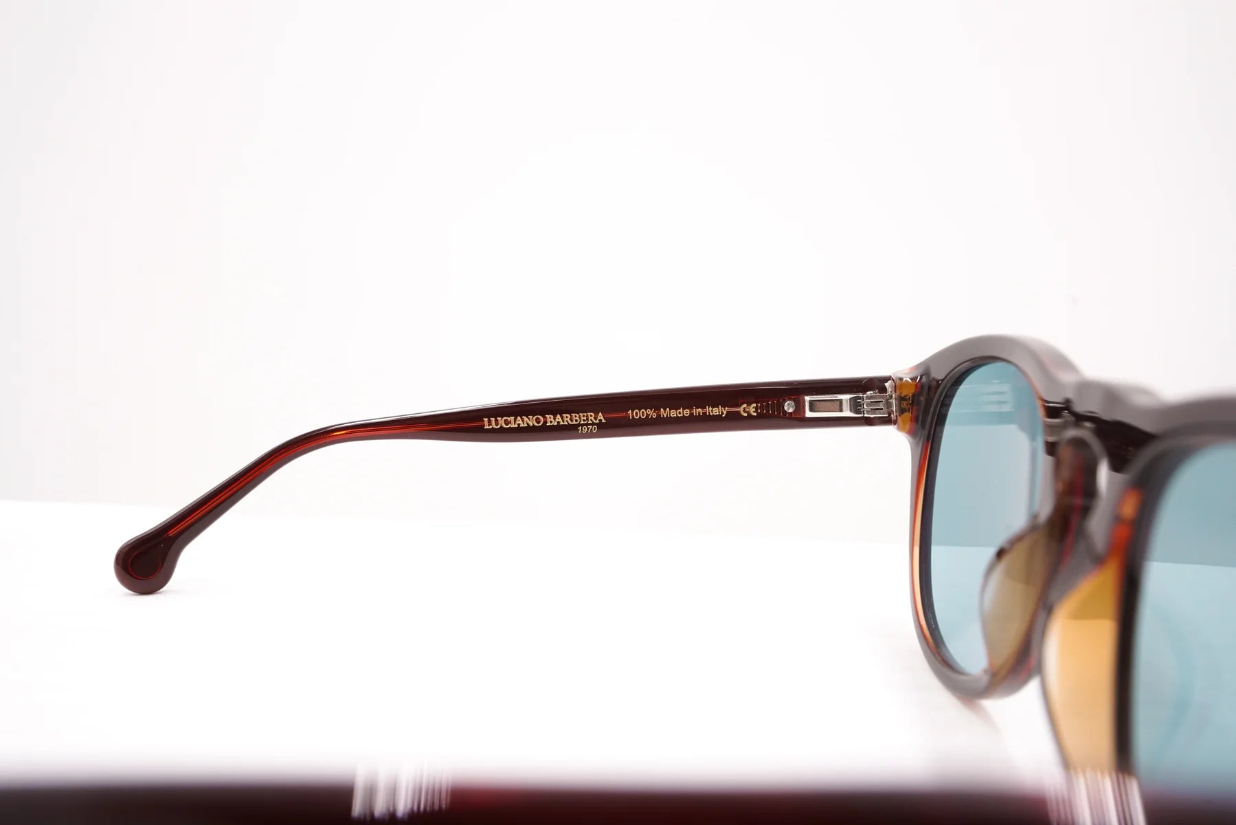 Luciano Barbera Sunglasses in Tortoise &amp; Amber